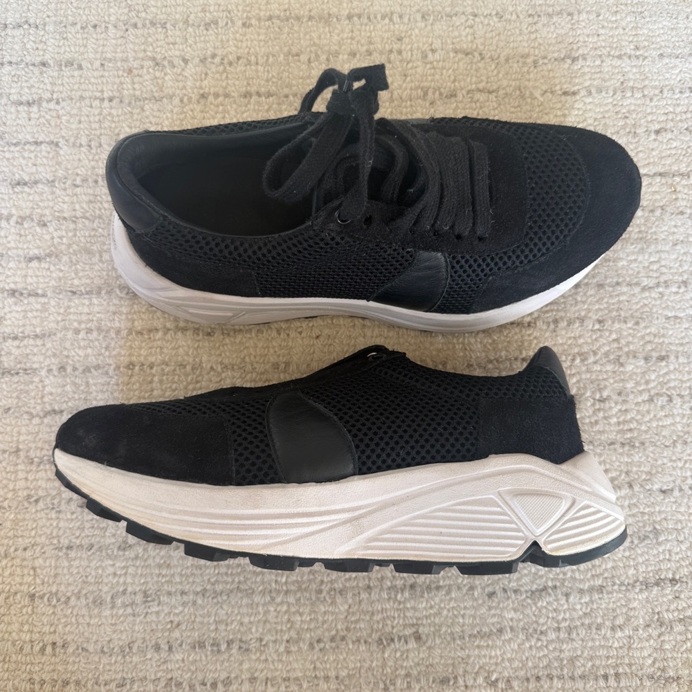 Black Vibram Mesh Sneakers Never Worn